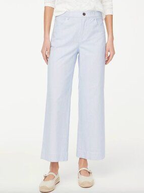 J.Crew Factory Ella High-rise Wide-leg Cropped Pants size 28